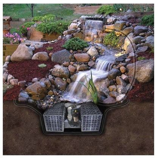 EasyPro JAF2 Pro-Series Just-A-Falls Kit – 34" spillway 11′ Stream EAPRJAF2