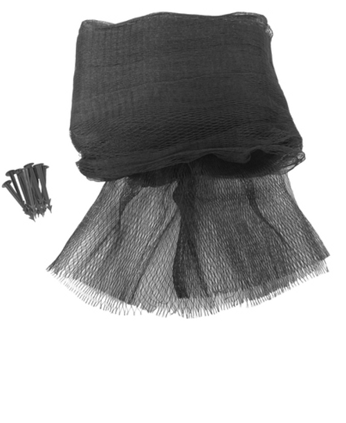 EasyPro Prepackaged Premium Pond Cover Netting with stakes 20 x 20 Netting EAPRNP2020