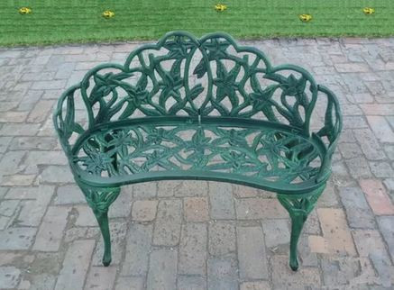 Oakland Living Lily Garden Décor Bench 3718-VGN
