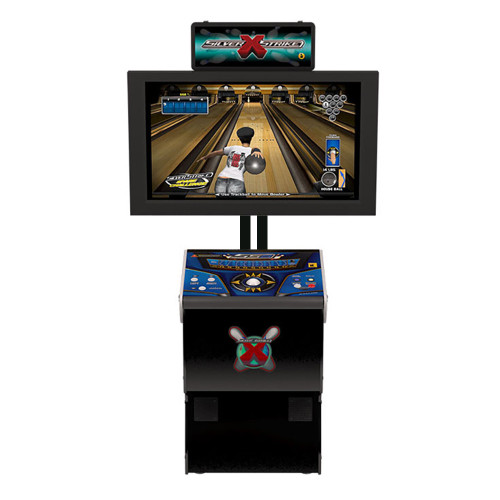 Silver Strike X Bowling Home Arcade Game With Monitor Stand 52772
