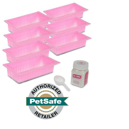 PetSafe Pet Loo Pee Pod Pack of 7 Replacement Pods, 1 Tub Wee Sponge & Scoop PAC00-14496