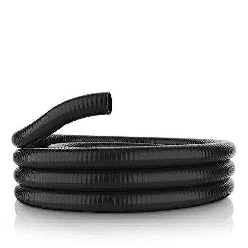 Schedule 40 Black PVC Ultra Flexible Hose for Koi Ponds, Irrigation, Water Gardens and More