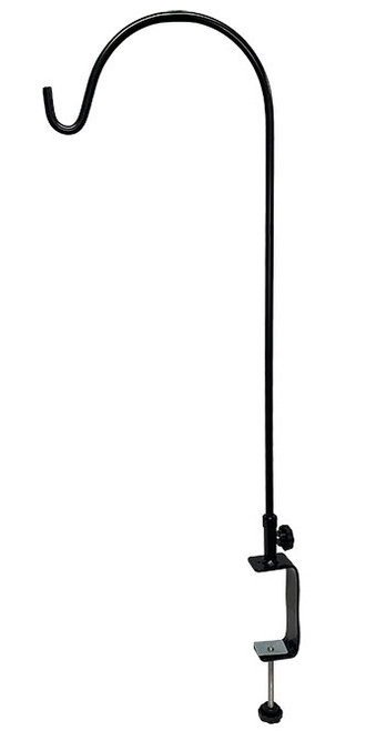  Erva Deck Rail Hanger with Extra Large Clamp-Black Marvin-Gardens-Store