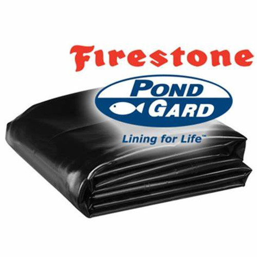 Firestone Pond Liner 20' x 25', 45 mil EPDM, Pre Cut Pond Liner 