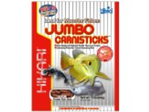 Hikari USA Jumbo CarniSticks Floating Fish Food 17.6 oz Jumbo