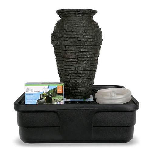 Aquascape Extra Small Stacked Slate Urn Fountain Kit 78250
742575782508
