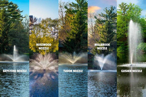 Scott Aerator Great Lakes Fountain 5 Nozzles 