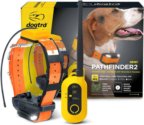 Dogtra PATHFINDER2 GPS 2 Dog Tracking & Training, E-Fence LED Beacon Light 9 Mille