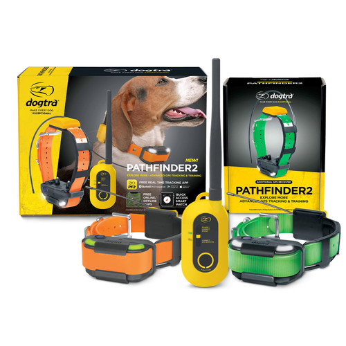 Dogtra PATHFINDER2 GPS 2 Dog Tracking & Training, E-Fence LED Beacon Light 9 Mille