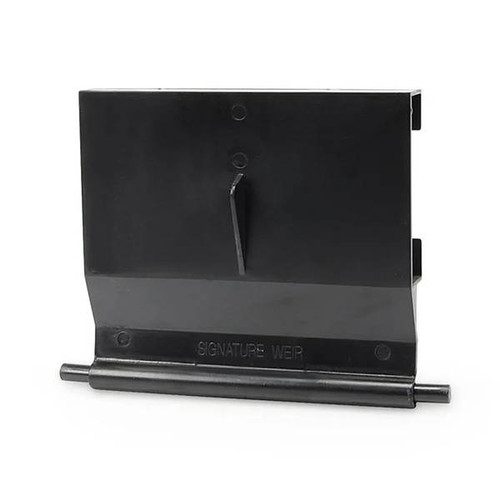 Replacement weir for the Aquascape Signature Series Skimmer
Helps prevent debris from returning into the pond when the skimmer is off.
Used for water gardens, ponds and pools