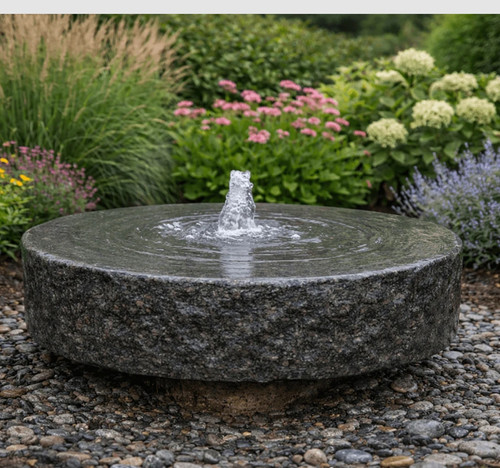 EasyPro 36" Millstone Pedestal Fountain with Fountain Base HMI36