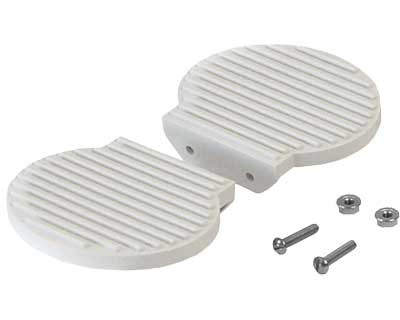 Create a fantastic landing spot for martins on your existing Troyer's SuperGourd with this Troyer's Birds' Paradise SuperGourd Porch. This hardy platform is specifically designed for use with your existing Troyer's SuperGourd (not included), its plastic construction perfectly meshing with the abode. One part of the platform attaches to the front of your gourd, while the second half occupies its interior. This not only provides martins an easier entry; it also forms plenty of perching area. Ribs along each porch offer your feathered friends a secure grip, and these units can also aid in protecting them from owl predation. The included hardware and template help you perfectly install each part, and the UV protected plastic construction lasts for many seasons. Add a fantastic socializing spot to your existing SuperGourd with this SuperGourd Porch. Assembly required.

Dimensions: 3.75"L x 4.25"W x 1"H each half
Mounting: connect to existing SuperGourd (not included)
Construction: plastic