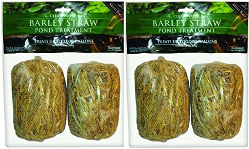 Summit 125 Clear Water Barley Straw Bales 2 x 2 Packs -Treats 2000 Gallons