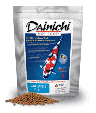 Dainichi Growth Plus Koi Food, Small Pellet 5.5 lbs. 1712