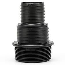 2" MPT (Male thread)
1-1/2" and 2" Barb
Very handy barbed fitting. Use the 1-1/2" barbed side or easily cut off the end to use the 2" side