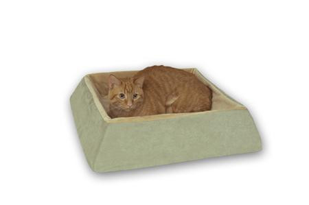 K&H Manufacturing Thermo Kitty Lounger Mocha KH3061