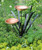 Achla Double Cattail Bird Bath With Two 12" Baths, 50" High 