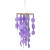 Woodstock Chimes Purple Capiz with Wood Beads