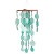 Woodstock Chimes Aqua Capiz with Wood Beads