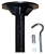 Wild Bills Pole Adapter Kit for 1.125" I.D. Pole
Use the Wild Bills Pole Adapter Kit to mount a Wild Bills Electronic Squirrel Proof Bird Feeder to a pole. This adapter works best with poles that have a 1.125" inside diameter. For added versatility, file the tabs on the shaft off to use with 1" inside diameter poles. The plastic plate holds your Wild Bills feeder securely, and the included hardware ensures a proper fit. Pole mount your existing Wild Bills Electronic Squirrel Proof Bird Feeder with help from this Pole Adapter Kit.

Contents: 1 black plastic pole adapter, 1 white plastic washer, 1 threaded hook, 1 spring