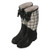 Wellington Mitford Check Charcoal Size 7.5