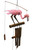 Cohasset Imports Pink Flamingo Wind Chime