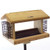 Medium Hopper Bird Feeder with Suet Cages in Cedar WC2-200S-S