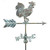 Good Directions Rooster Garden Weathervane - Blue Verde Copper w/Roof Mount
 802V1R