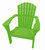 Perfect Choice Furniture Standard Adirondack Chair Lime Green OFC-LG