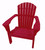 Perfect Choice Furniture Standard Adirondack Chair Cardinal Red OFC-CR