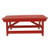 Perfect Choice Furniture Traditional Bench Cardinal Red OFBT-CR