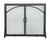Achla Minuteman Black Fireplace Door Spark Guard Screen X800280