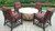  Oakland Living Moonlight 5 Piece Gas Fire Pit Table Seating Group With Cushions OAA2777