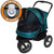 Pet Gear NO-ZIP Double Pet Stroller PINE GREEN PG8700NZPG