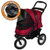 Pet Gear Jogger NO-ZIP Pet Stroller RUGGED RED PG8400NZRR