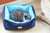 Armarkat Cat or Dog Bed Laurel Navy Blue & Sky Blue C09HSL/TL