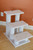 Armarkat Extra Small <30" Classic Cat Tree/Steps IVORY B3001