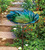 Regal Art and Gift Blue Bird Bath or Bird Feeder with Stake 10919 