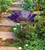 Regal Art and Gift Purple Bird Bath or Bird Feeder with Stake 10920