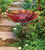 Regal Art and Gift Red Bird Bath or Bird Feeder with Stake 10920