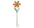 Regal Art and Gift Orange Flower Spinner Stake 12163
