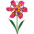 Regal Art and Gift Pink Flower Spinner Stake 12164