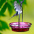 Couronne Co Fuchsia Cuban Bowl Hanging Birdbath and Bird Feeder COURM33720007
