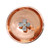 Achla Designs Copper Plated Dogwood Bowl, Bee Fountain and Birdbath