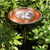 Achla Designs Copper Plated Dogwood Bowl, Bee Fountain and Birdbath
