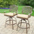 Oakland Living Mississippi 27" Patio Bar Stool with Cushion (Set of 2) OAA2516