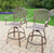 Oakland Living Mississippi Swivel Patio Bar Stool (Set of 2) OAA1652 