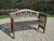 Oakland Living Tea Rose Royal Aluminum Garden Bench 