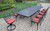 Oakland Living Berkley 13 Piece Outdoor Patio Dining Set with Cushions