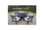 Oakland Living Elite Stone Art 5 Piece Outdoor Patio Chat Set with Cushions